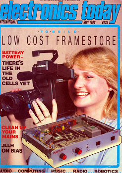 Electronics Today: Low Cost Framestore